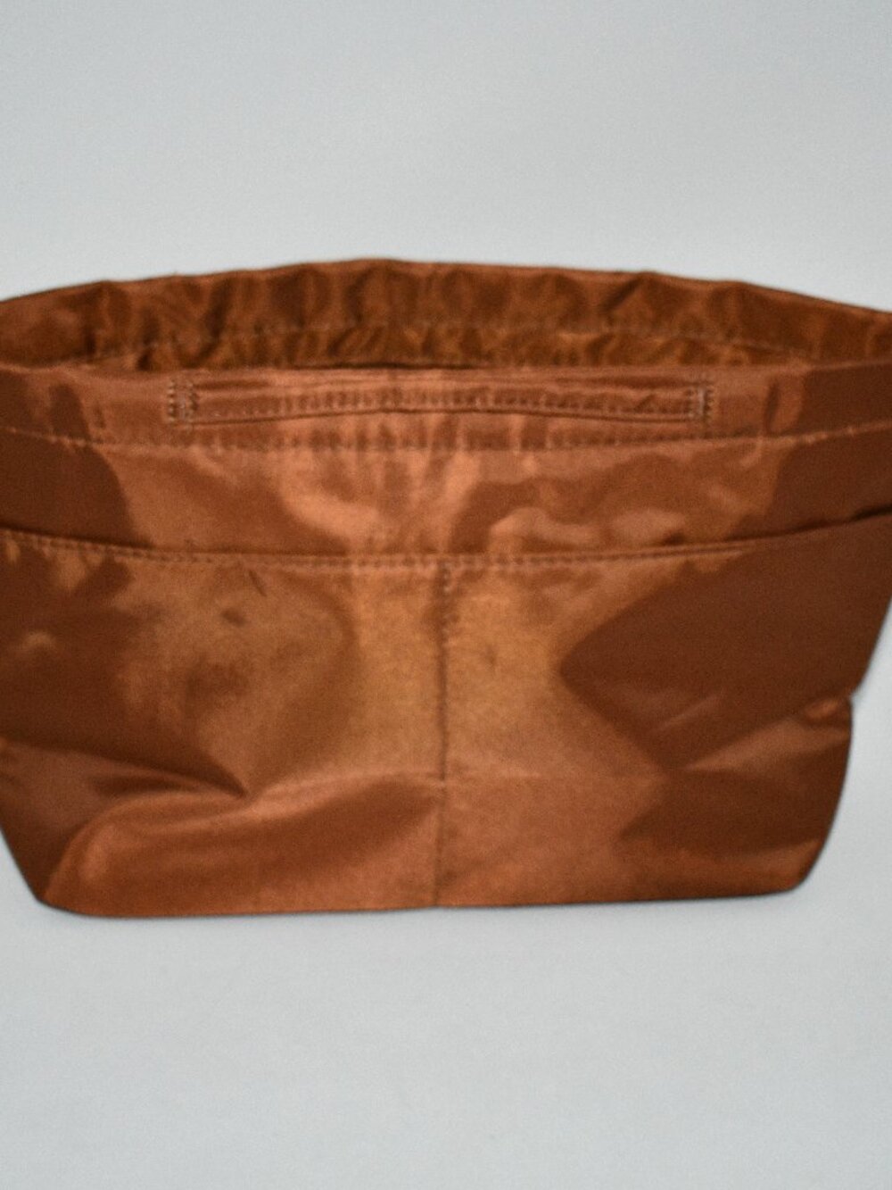 Vercord Purse Organizer MEDIUM/LARGE Insert Bag Handbag BROWN NWOT